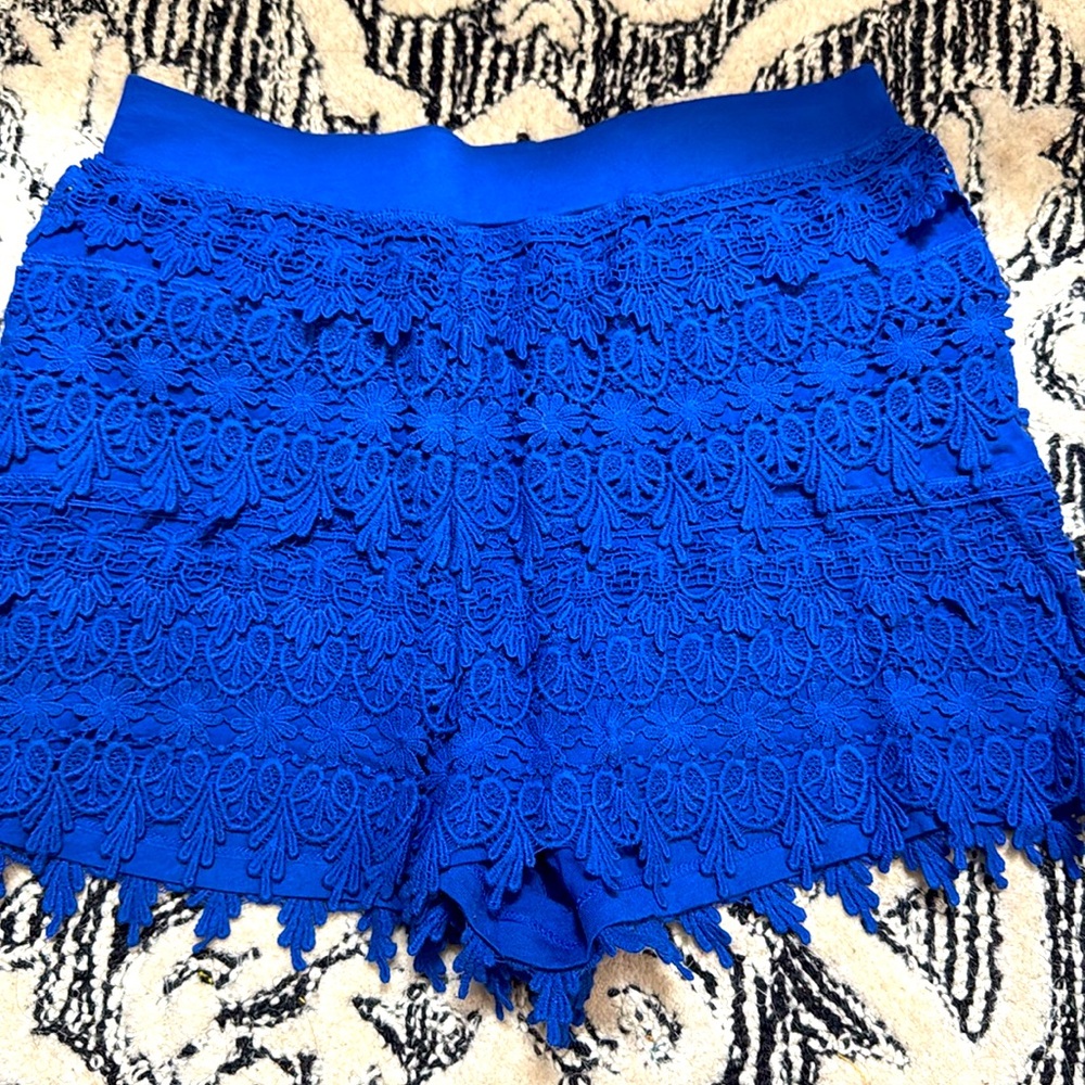 Blue shorts